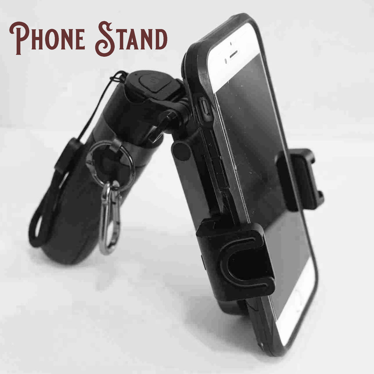 Mini Bluetooth Foldable Tripod Stand with Detachable Selfie Remote – Adjustable Aluminum & ABS Phone Holder, Extendable 4.5" to 15"