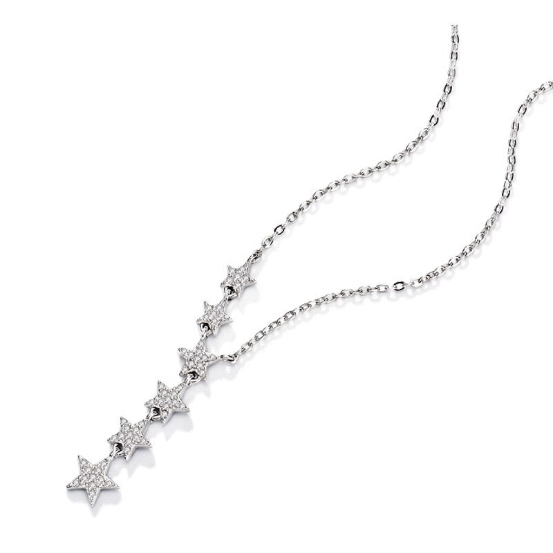 Elegant Sterling Silver Rhodium Finish Pendant