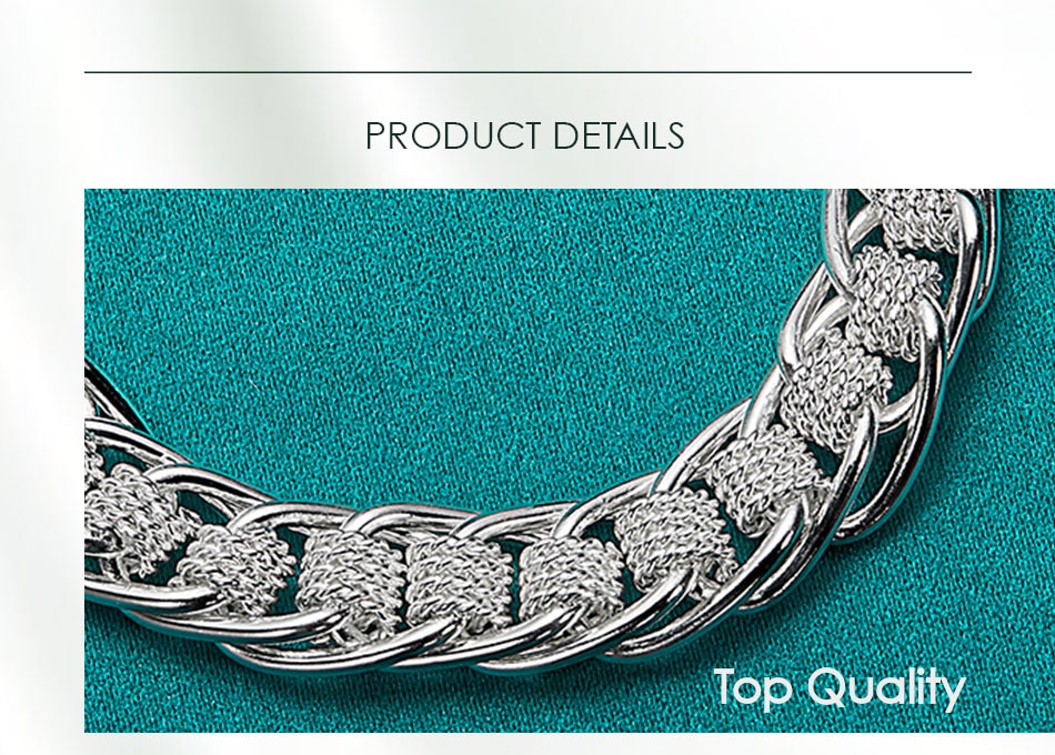 Elegant Sterling Silver Link Bracelet