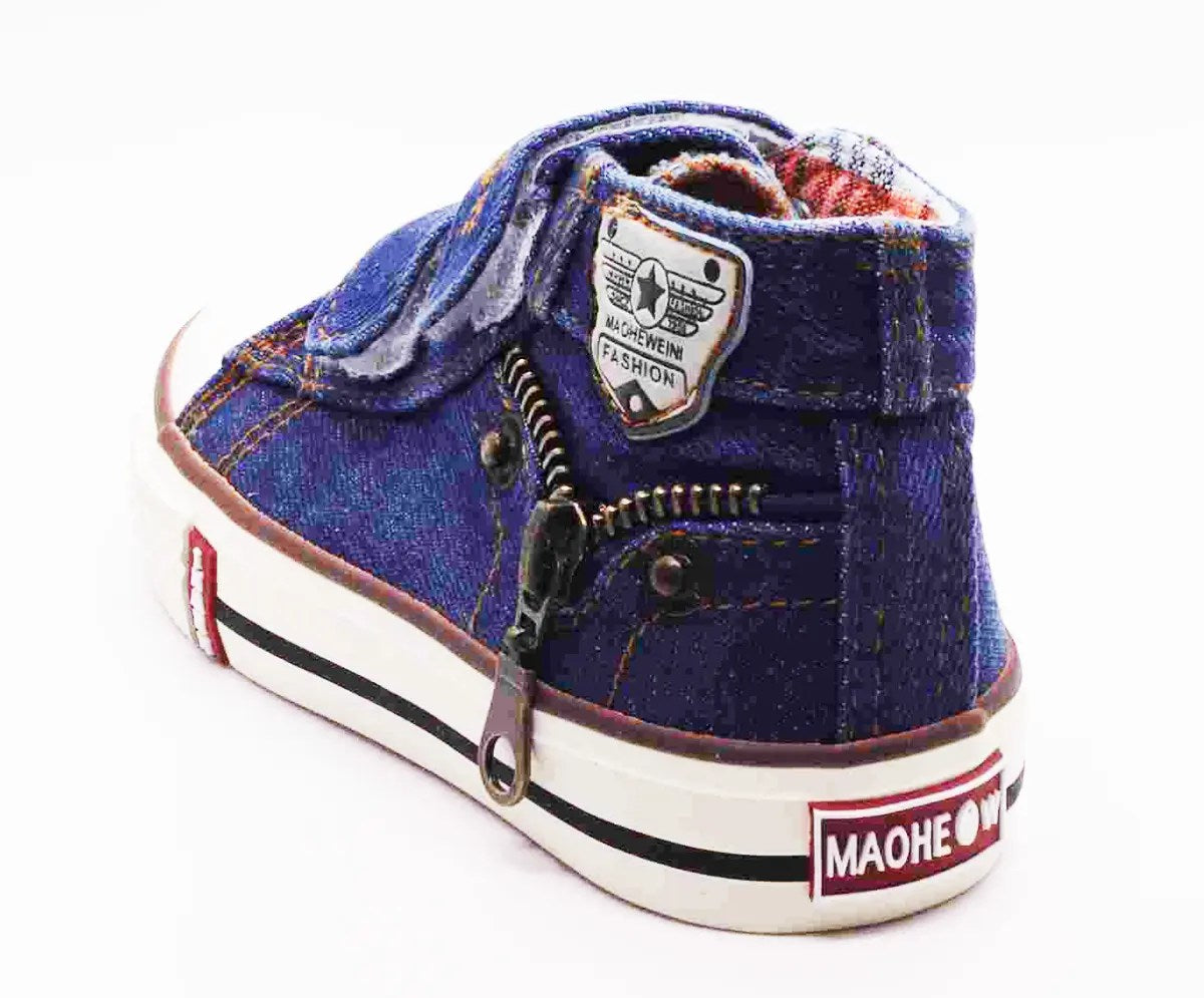 Trendy Tiny Tots Treads Adorable Canvas Unisex Sneakers