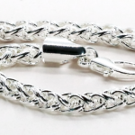 Elegant Sterling Silver Turkish Link Bracelet
