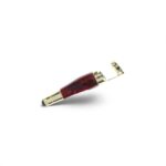 Handcrafted Smartphone Copper Color Acrylic Stand and Stylus — Accented with Golden Trimming