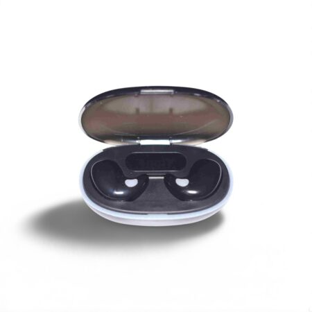 True Wireless Stereo Mini Earbuds with Xtra Bass & Charging Case – Invisible Bluetooth Headset for Music, Calls & Gaming – Compatible with iOS & Android – Black or White