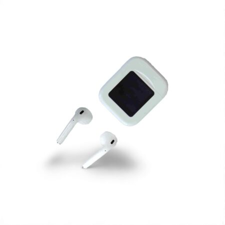 Bluetooth 5.1 Wireless Earbuds with LCD Display, Touch Control and Noise Cancelling