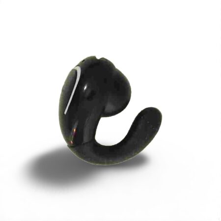 Next-Gen Black Bluetooth Ear-Clip Headset Noise Cancelling HD Mic Lightweight Design