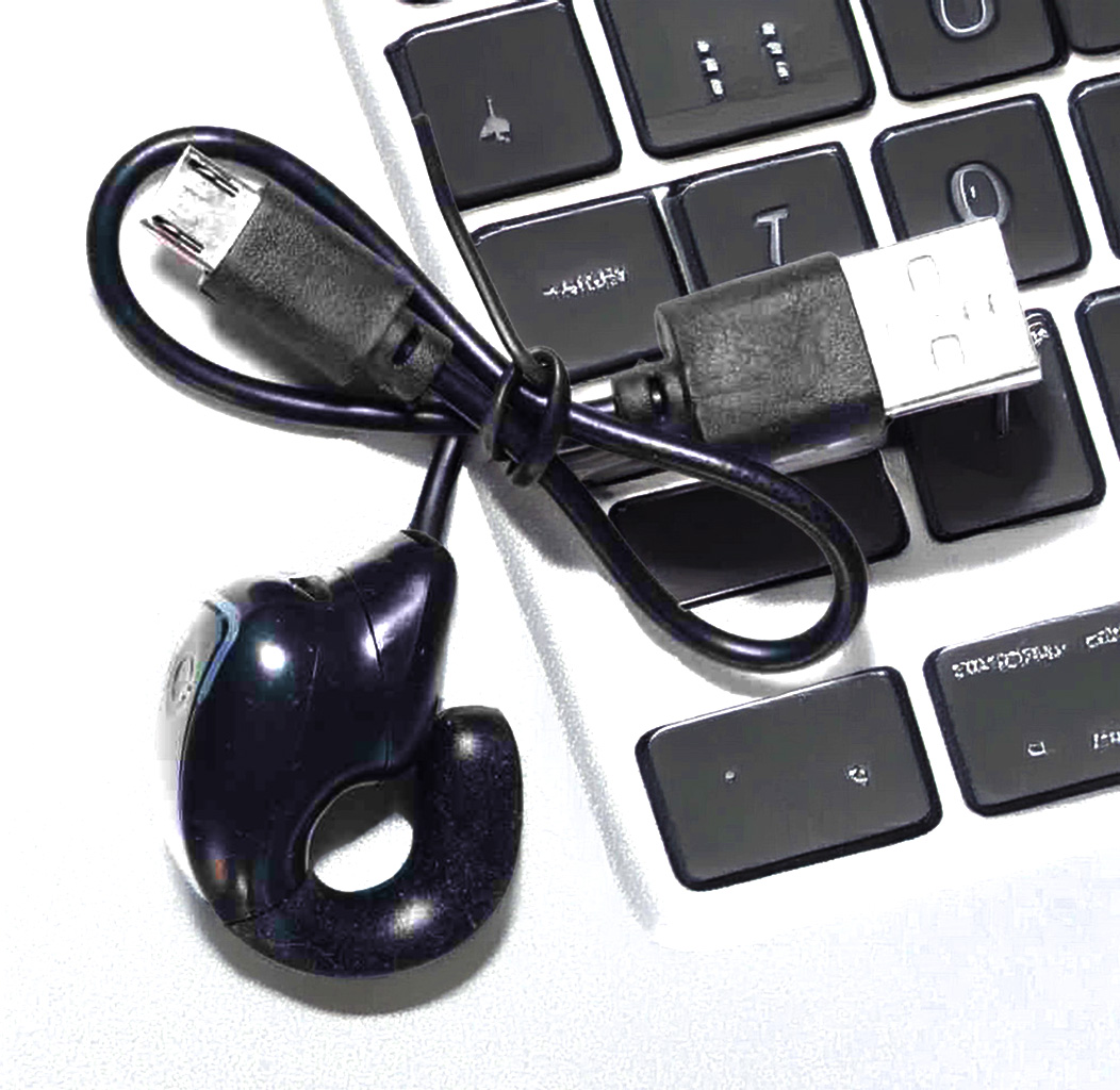 Next-Level Wireless Bluetooth 5.3 Ear-Clip Headphone Stereo Sound HD Calls, Black. 925ijewel.com