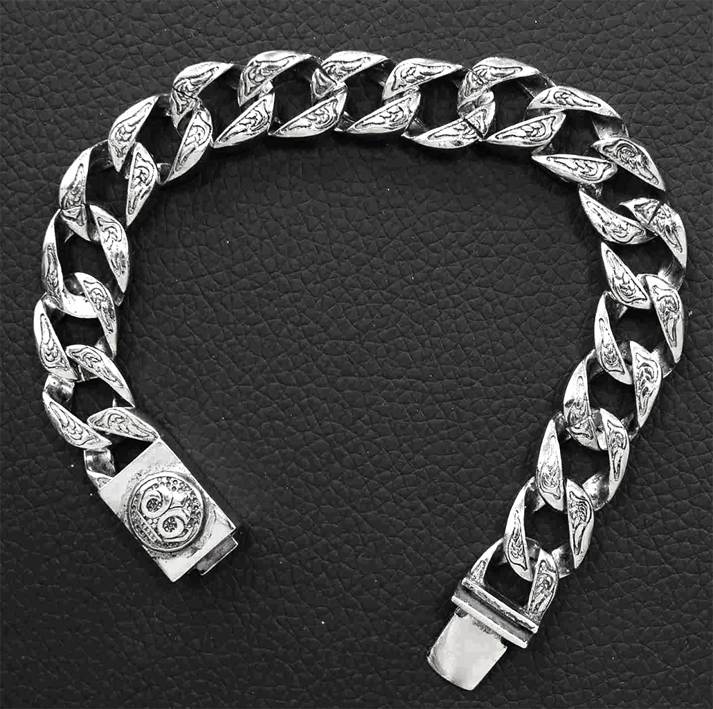 Silver-Plated Cuban Link Bracelet – Strength, Style & Sophistication. 925ijewel.com
