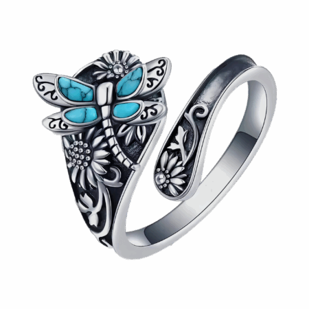 Wings of Forever – Vintage Sterling Silver Adjustable Butterfly Ring