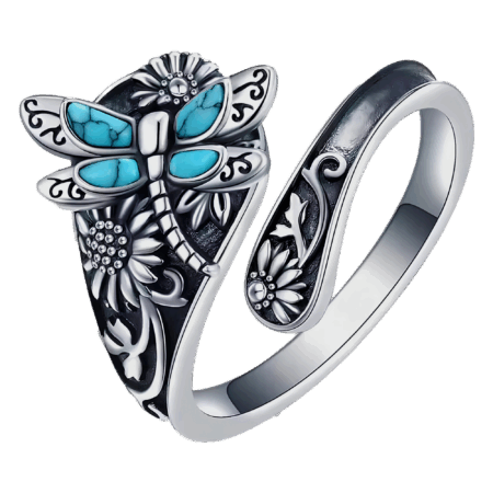 Wings of Forever – Vintage Sterling Silver Adjustable Butterfly Ring